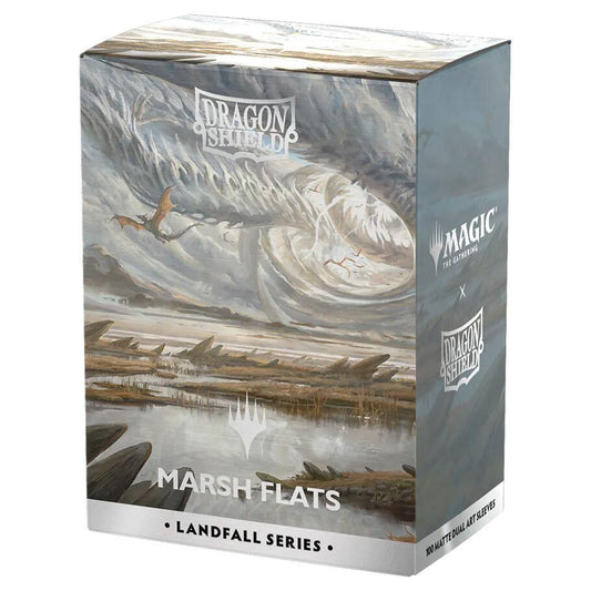 Dragon Shield Landfall Series Dual Matte: Standard Art Sleeves - Marsh Flats (100-Pack)