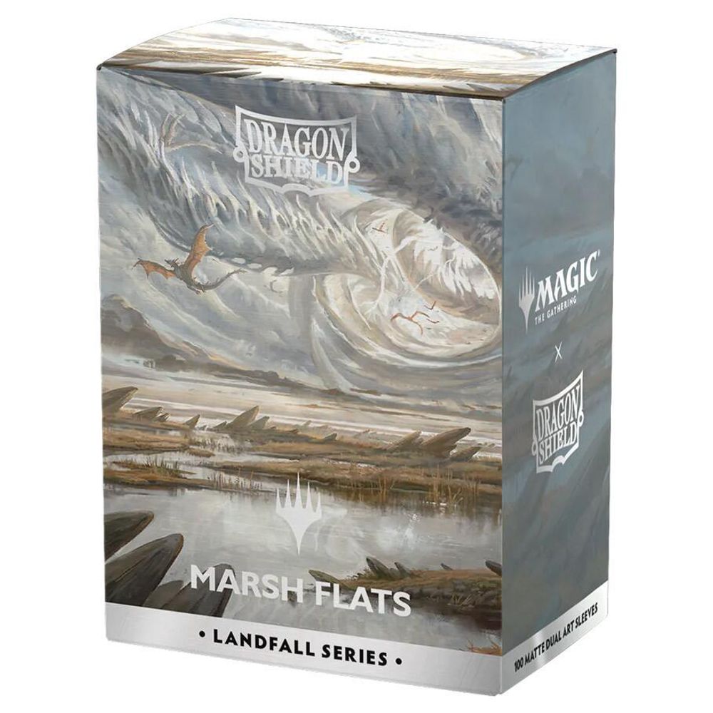 Dragon Shield Landfall Series Dual Matte: Standard Art Sleeves - Marsh Flats (100-Pack)