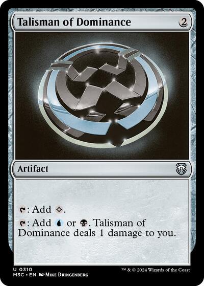 Talisman of Dominance (Commander: Modern Horizons 3) Near Mint