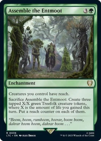 Assemble the Entmoot (Commander: The Lord of the Rings: Tales of Middle-earth) Near Mint