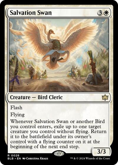 Salvation Swan (Bloomburrow) Near Mint Foil