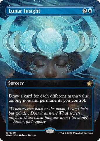Lunar Insight (Borderless) (Foundations) Near Mint Foil