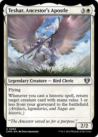 Teshar, Ancestor's Apostle (Commander Masters) Near Mint