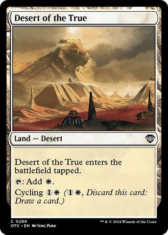 Desert of the True (Commander: Outlaws of Thunder Junction) Near Mint