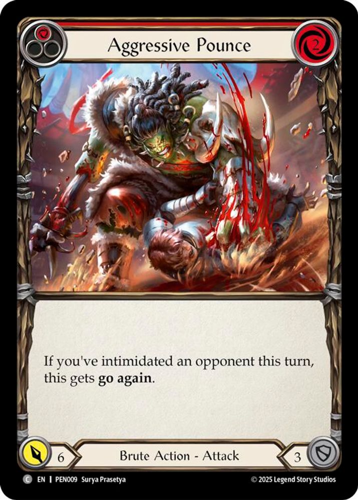 Aggressive Pounce (Red)