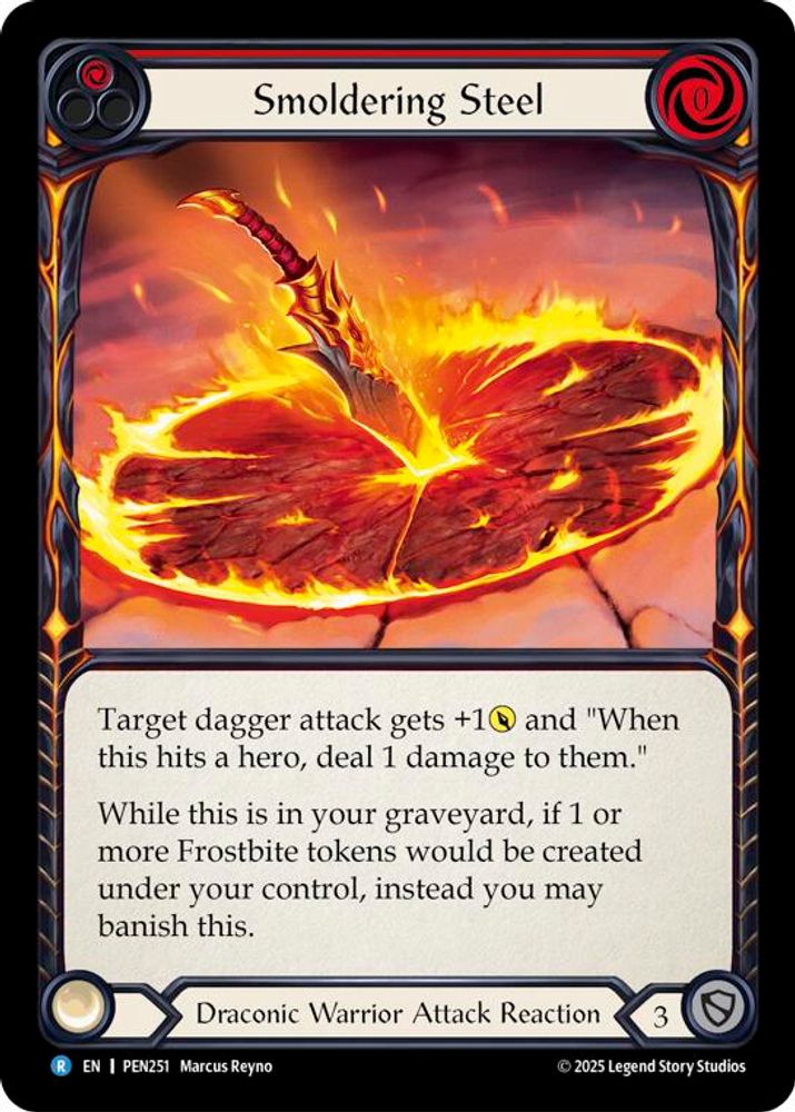 Smoldering Steel (Red)