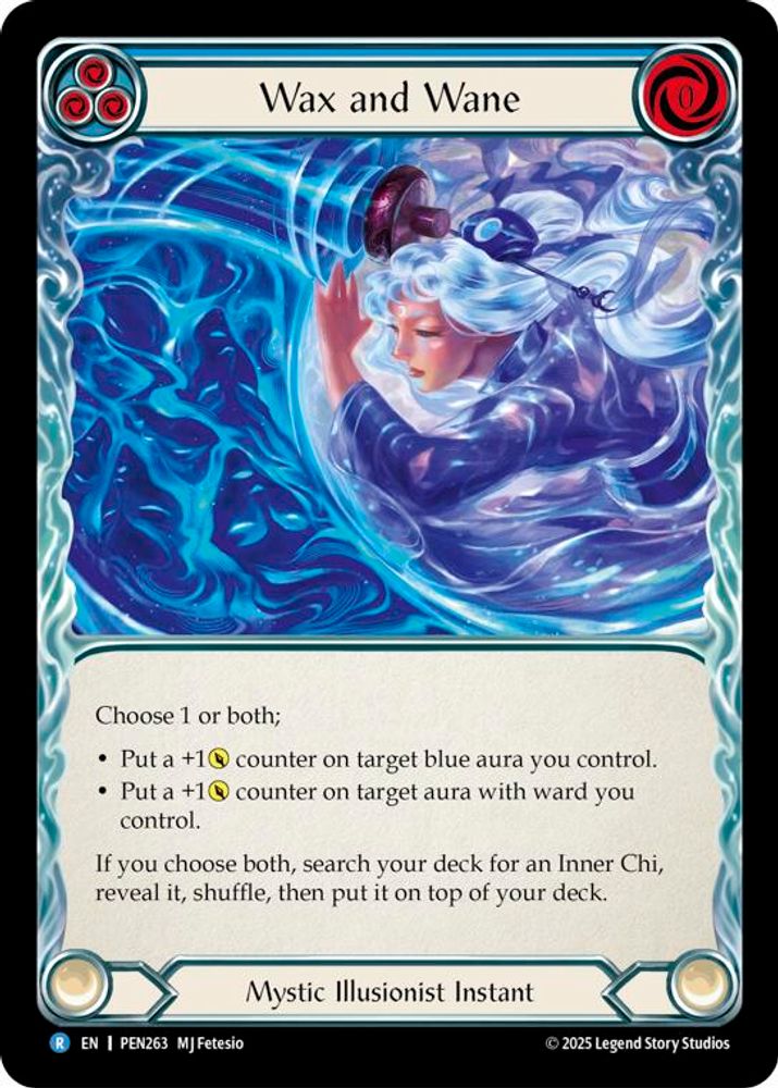 Wax And Wane (Blue)