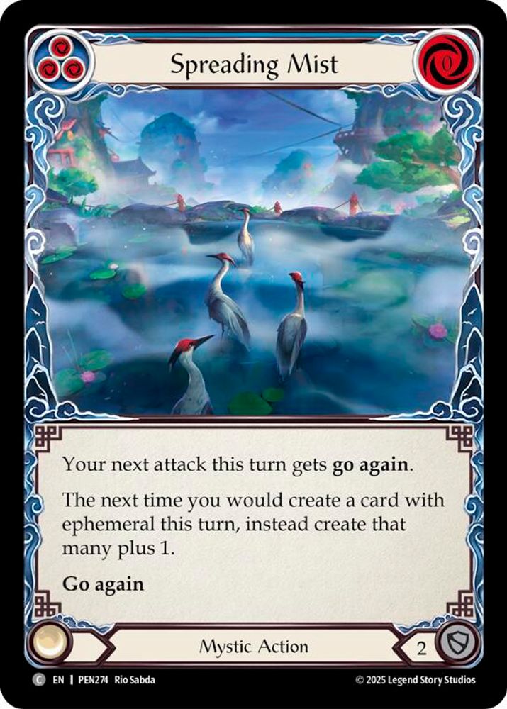 Spreading Mist (Blue)