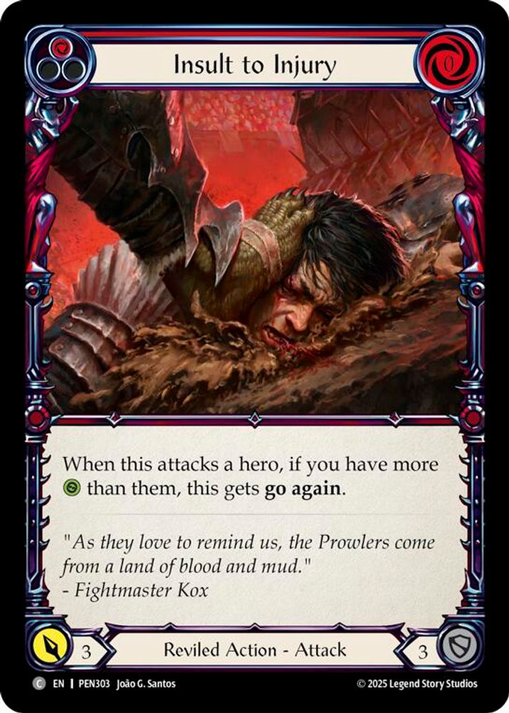 Insult To Injury (Red)