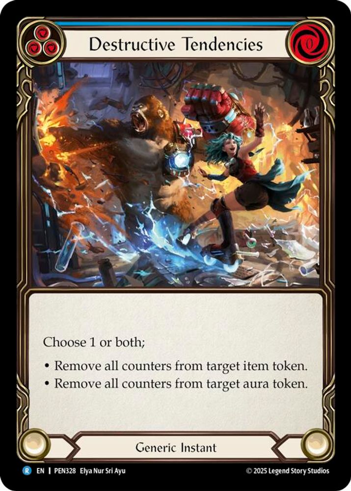 Destructive Tendencies (Blue)