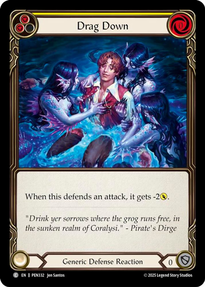 Drag Down (Yellow)