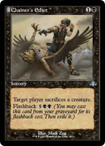 Chainer's Edict (Retro Frame) (Dominaria Remastered) Near Mint
