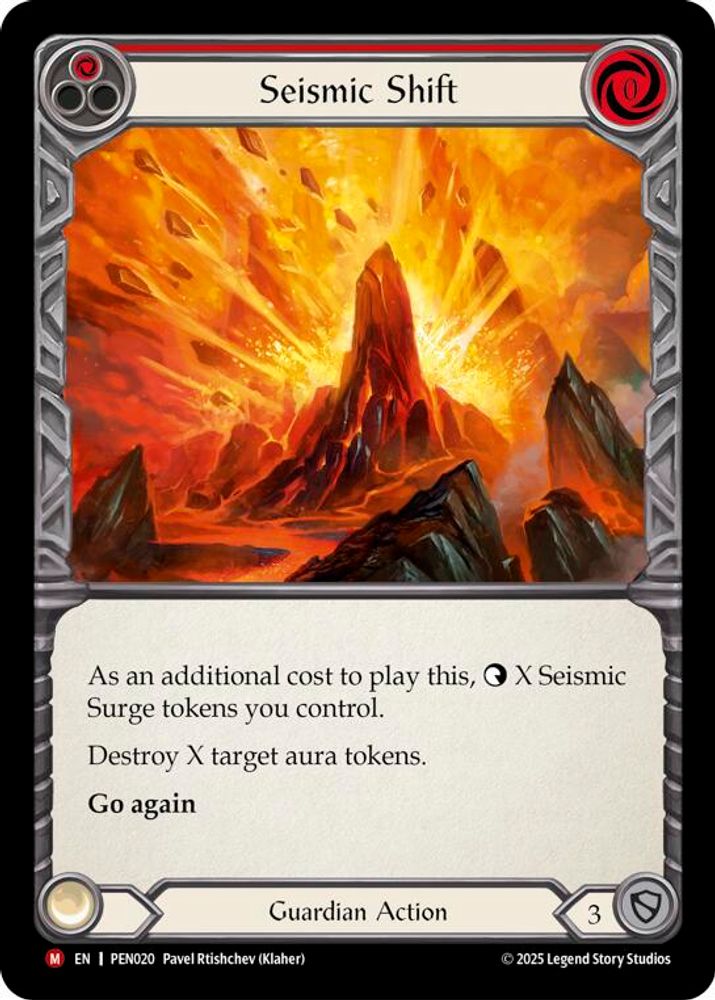 Seismic Shift (Red)