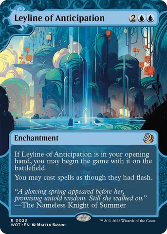 Leyline of Anticipation (Wilds of Eldraine: Enchanting Tales) Light Play
