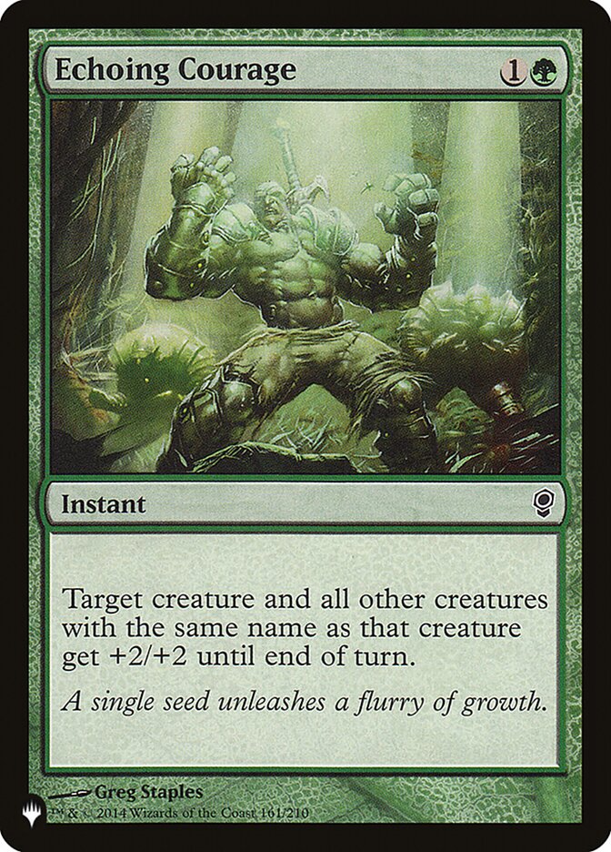 Echoing Courage (The List) Near Mint