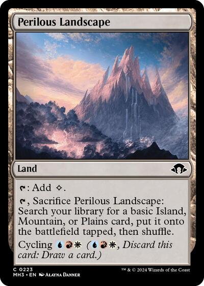 Perilous Landscape (Modern Horizons 3) Near Mint Foil