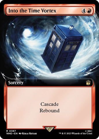 Into the Time Vortex (Extended Art) (Universes Beyond: Doctor Who) Near Mint