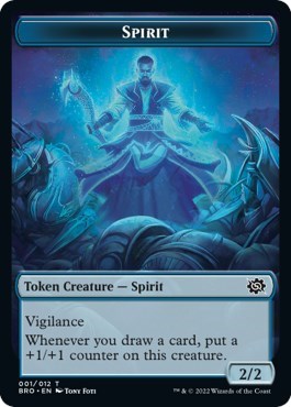 Spirit Token (The Brothers' War) Near Mint