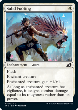Solid Footing (Ikoria: Lair of Behemoths) Near Mint