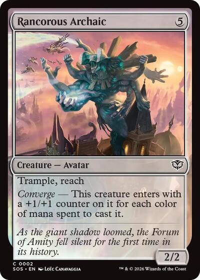 Rancorous Archaic (Secrets of Strixhaven) Near Mint Foil