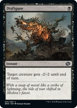 Disfigure (The Brothers' War) Near Mint Foil