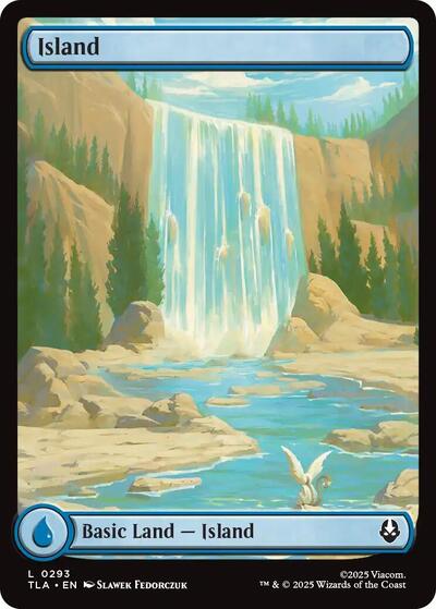 Island (0293) (Avatar: The Last Airbender) Near Mint Foil