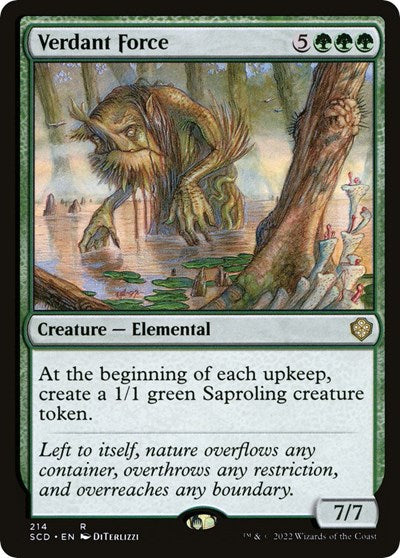 Verdant Force (Commander 2022 Starter Decks) Near Mint
