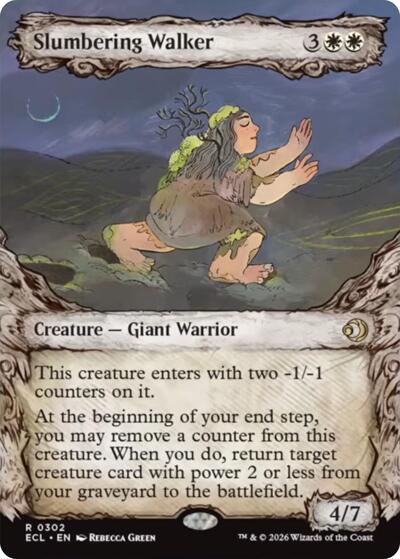 Slumbering Walker (Showcase) (Lorwyn Eclipsed) Near Mint Foil