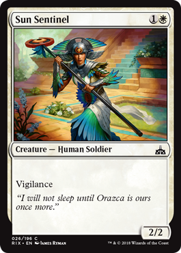 Sun Sentinel (Rivals of Ixalan) Near Mint Foil