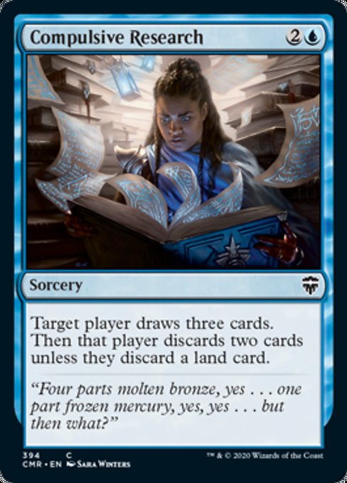 Compulsive Research (Commander 2020 Commander Legends) Near Mint