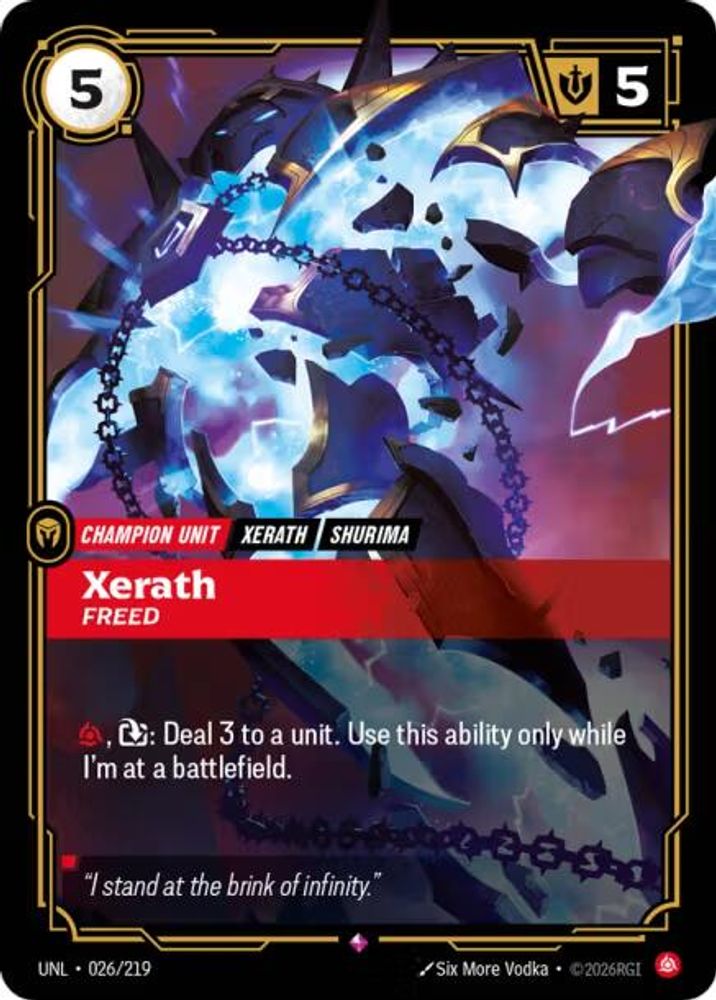 Xerath, Freed