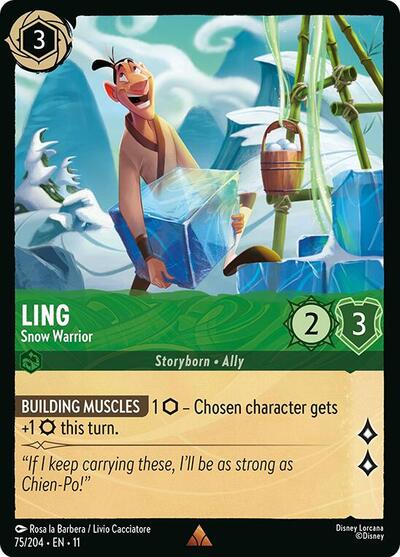 Ling - Snow Warrior (Winterspell) Near Mint
