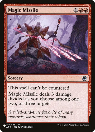 Magic Missile (The List) Near Mint