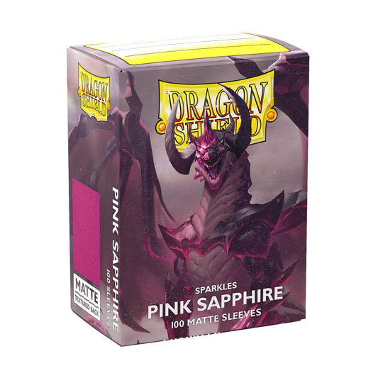 Dragon Shield Dual Matte Standard Sleeves - Pink Sapphire (100-Pack)