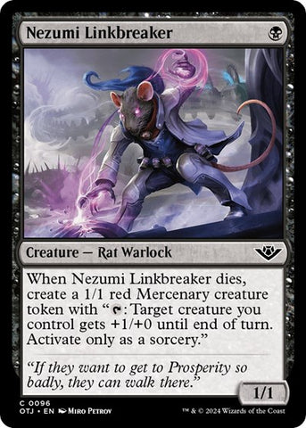 Nezumi Linkbreaker (Outlaws of Thunder Junction) Near Mint Foil