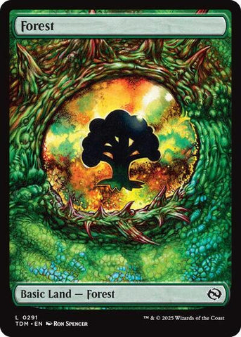 Forest (0291) (Tarkir: Dragonstorm) Near Mint Foil