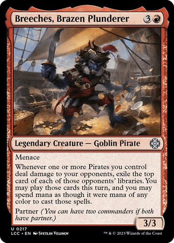 Breeches, Brazen Plunderer (Commander: The Lost Caverns of Ixalan) Near Mint