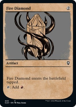 Fire Diamond (Showcase) (Commander Legends: Battle for Baldur's Gate) Near Mint Foil