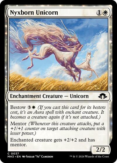 Nyxborn Unicorn (Modern Horizons 3) Near Mint