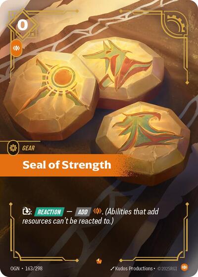 Seal of Strength (Origins) Near Mint Foil