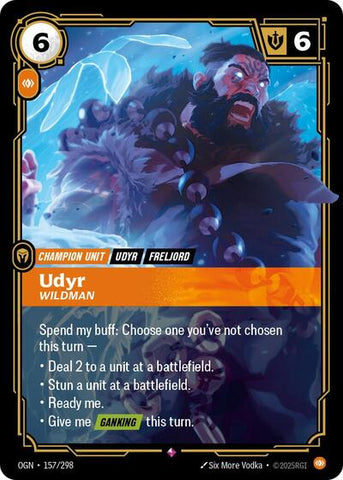 Udyr Wildman (Origins) Near Mint Foil