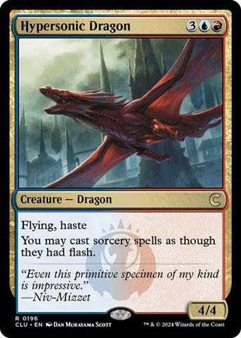 Hypersonic Dragon (Ravnica: Clue Edition) Near Mint