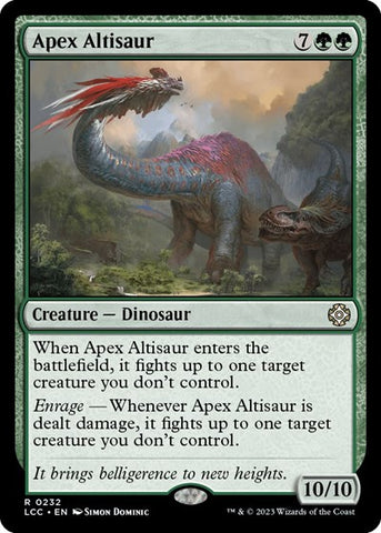 Apex Altisaur (Commander: The Lost Caverns of Ixalan) Near Mint