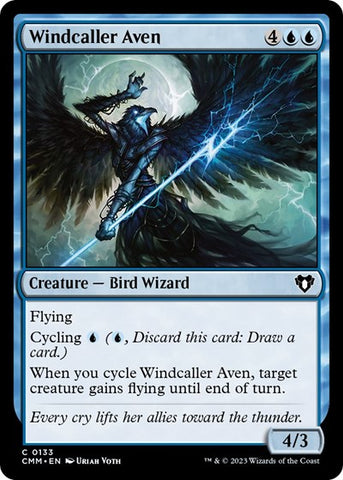 Windcaller Aven (Commander Masters) Near Mint Foil
