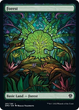 Forest (Showcase) (Dominaria United) Near Mint
