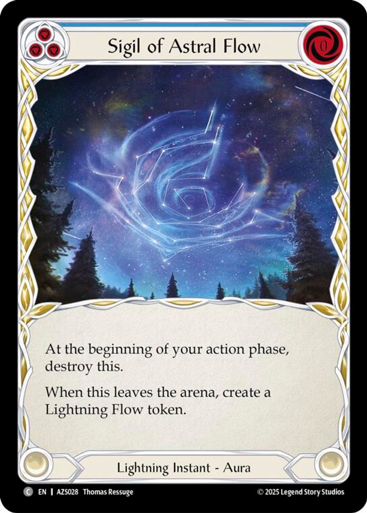 Sigil Of Astral Flow (Blue)