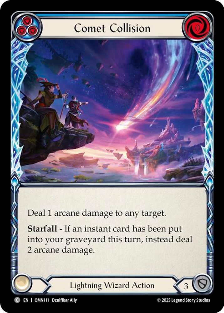 Comet Collision (Blue)