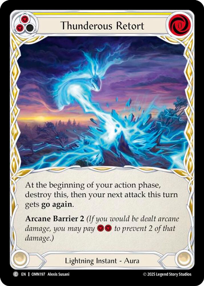 Thunderous Retort (Yellow)