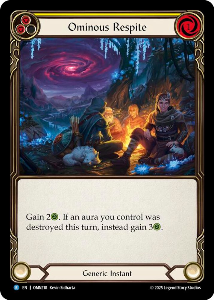 Ominous Respite (Yellow)