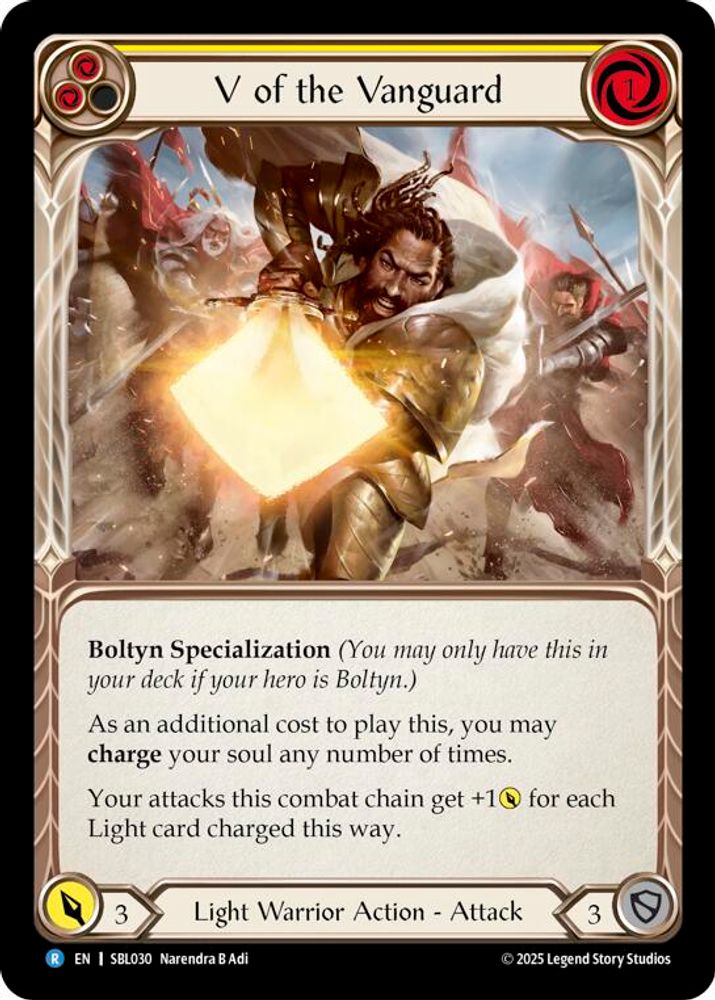 V of the Vanguard (Yellow)